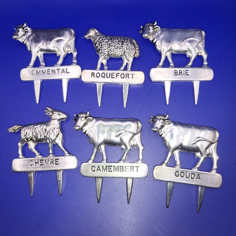 Cheese Picks Silver Plated